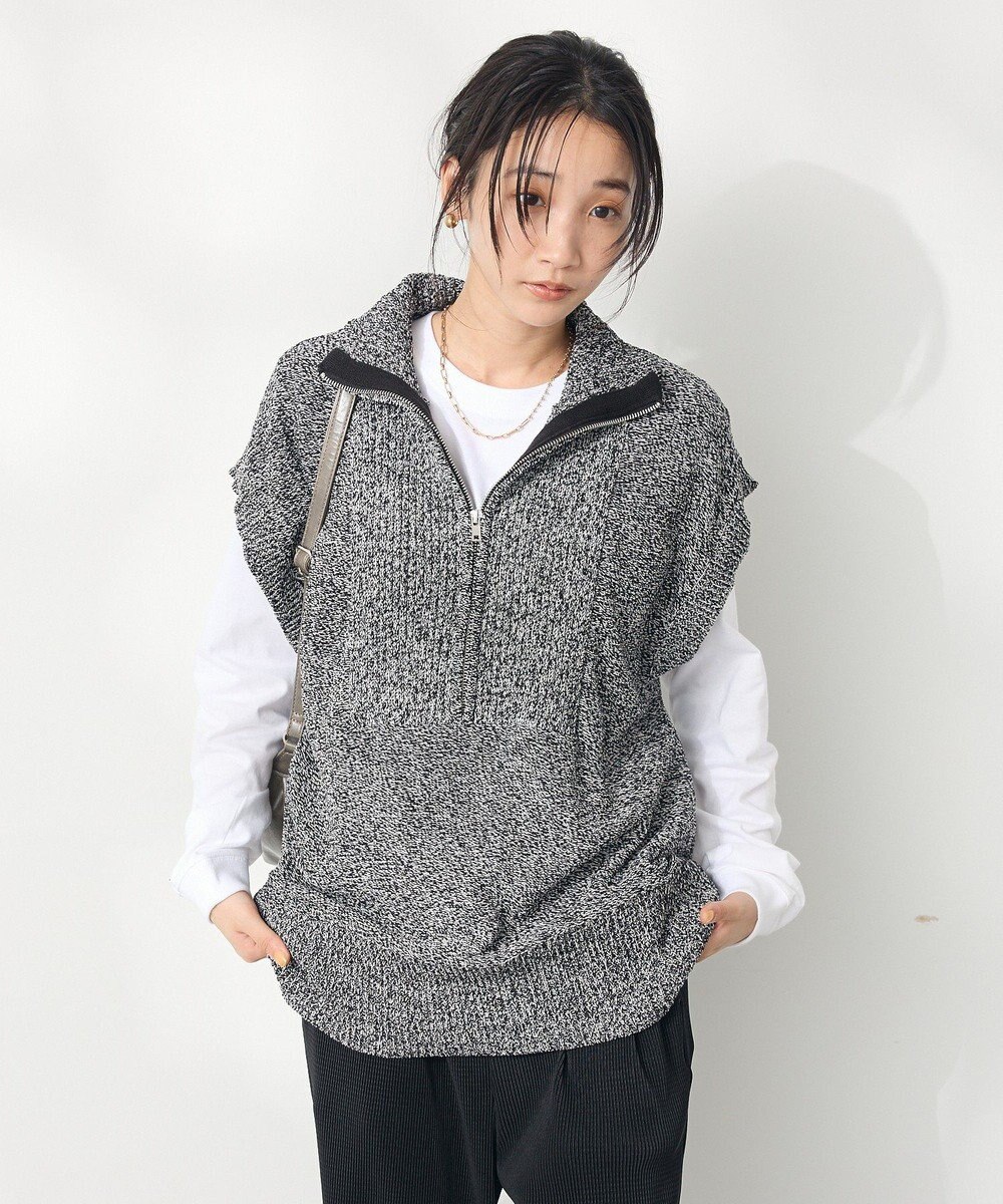 CRAFT STANDARD BOUTIQUE モールニットジップベスト 