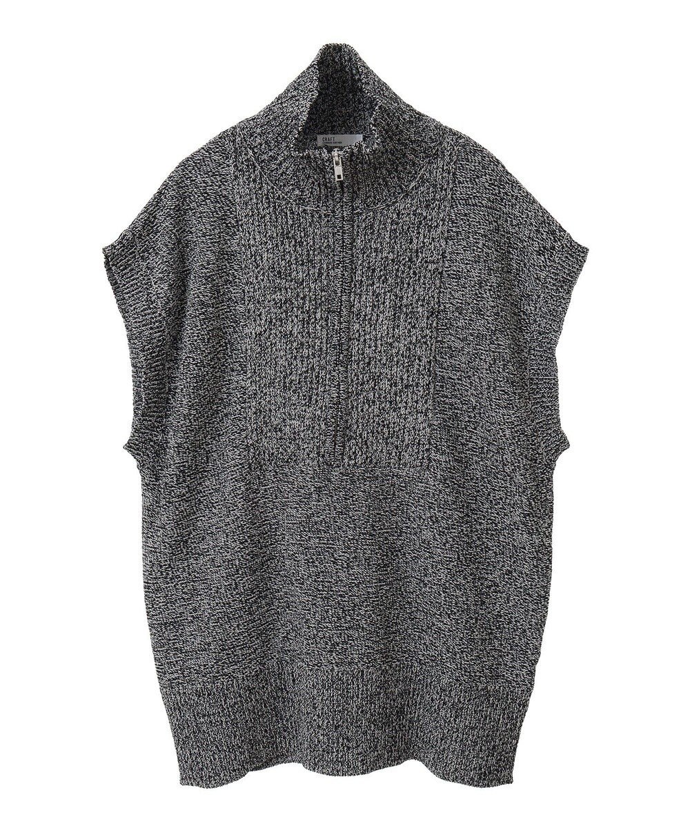 CRAFT STANDARD BOUTIQUE モールニットジップベスト 