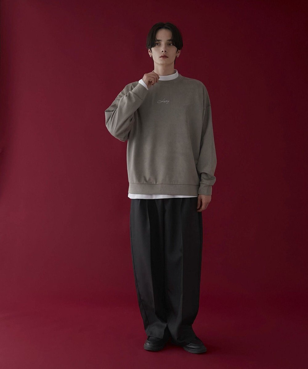 WEGO 【2点SET】フェイクスウェードアンサンブルプルオーバー 