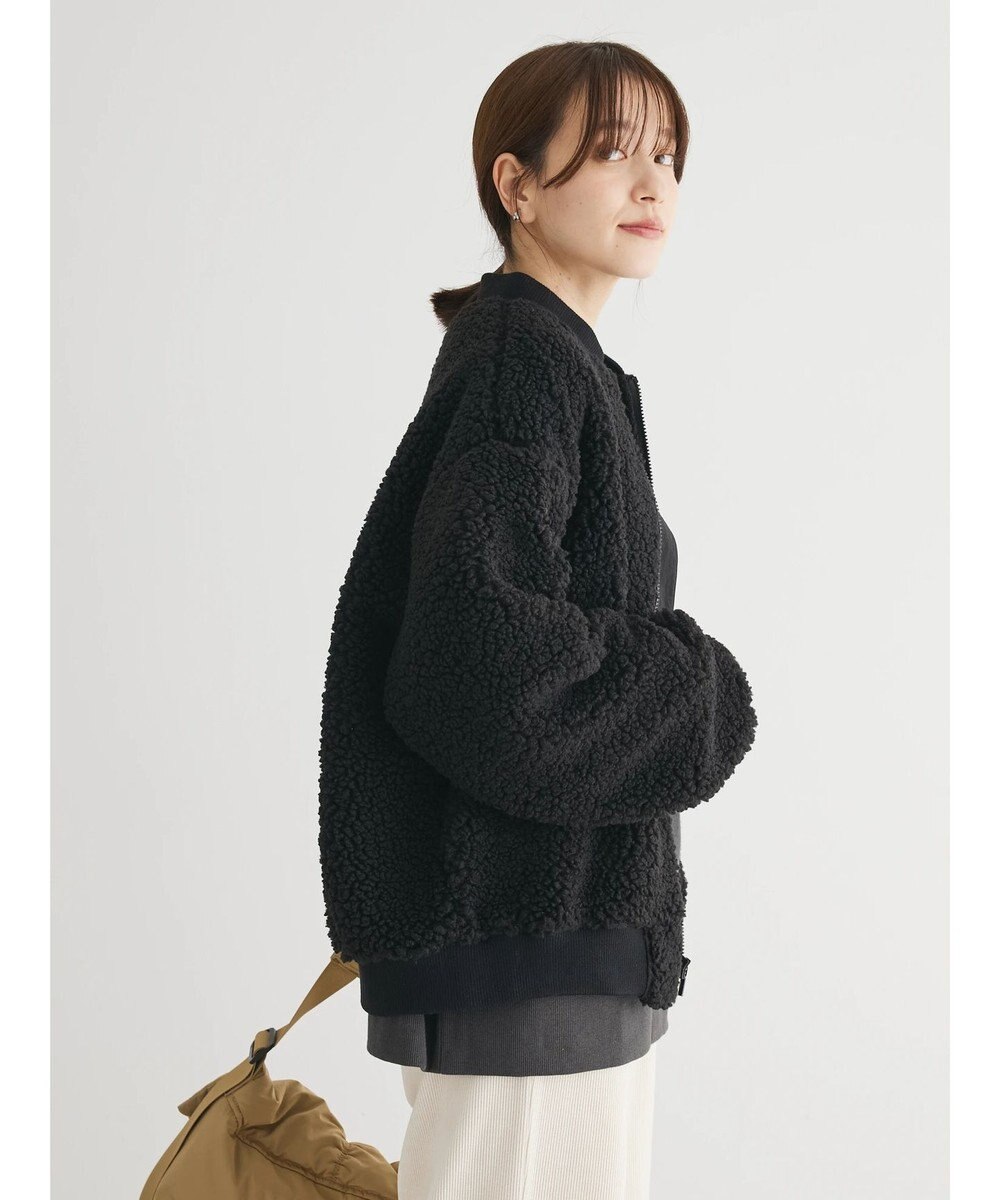 Green Parks ・Ｄｏｕｂｌｅ　Ｆｌａｇｓ　　ボアブルゾン 