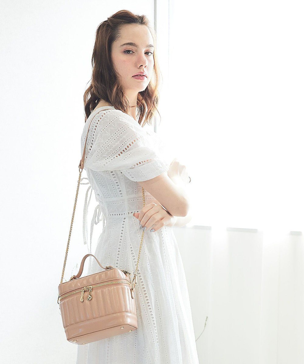 style code 【MERCURYDUO/マーキュリーデュオ】ストライプキルティング　バニティミニショルダーバッグ 