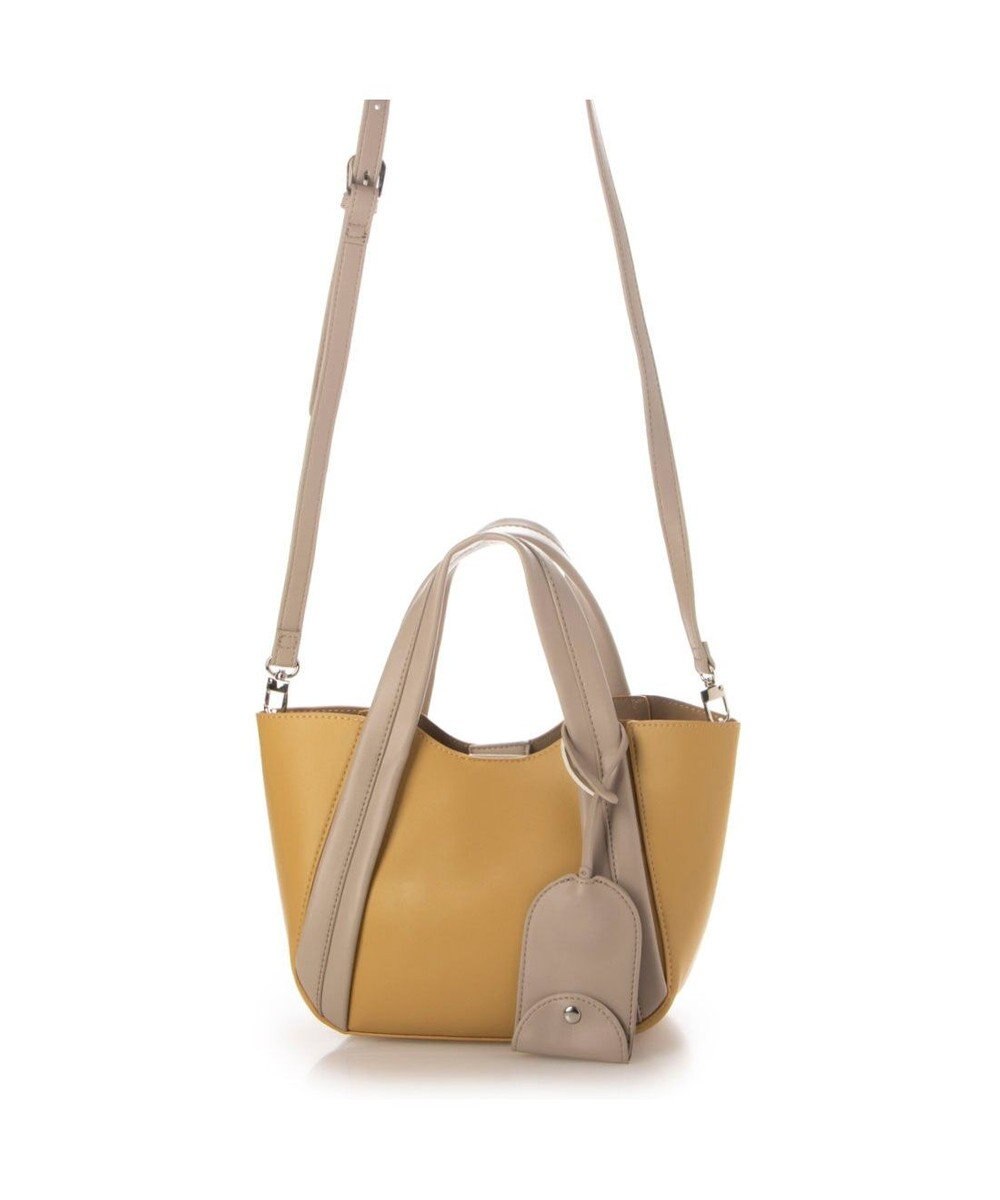 UNBILLION カシュカシュ cachecache / キーチャーム付きラウンドミニ2wayトート 