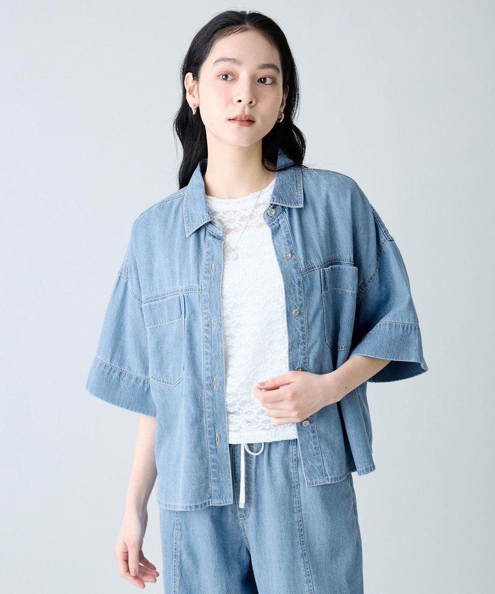 ANY L ライトオンスデニムシャツ 