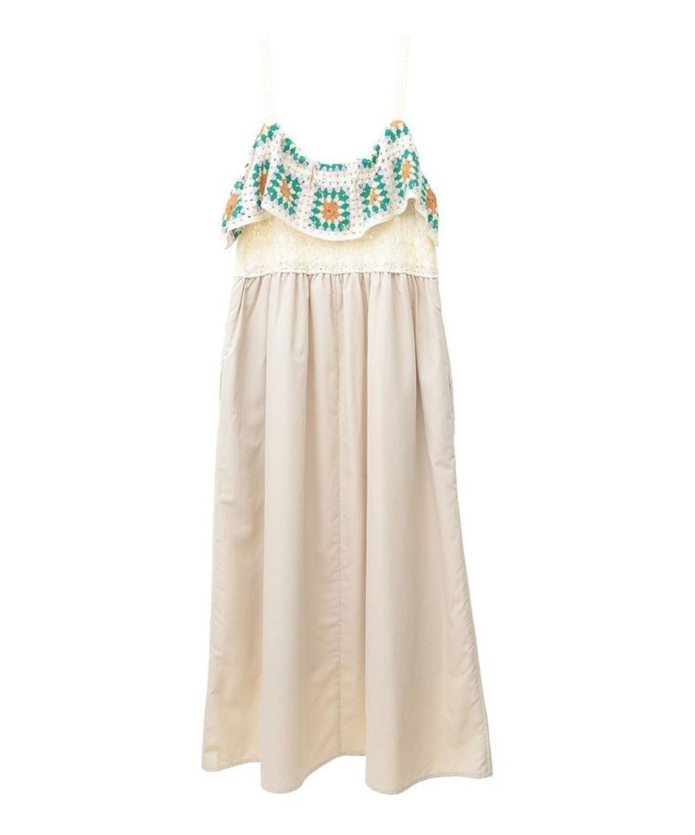 Green Parks ・ＳＵＧＡＲ　ＳＰＯＯＮ　クロシェキリカエワンピース 