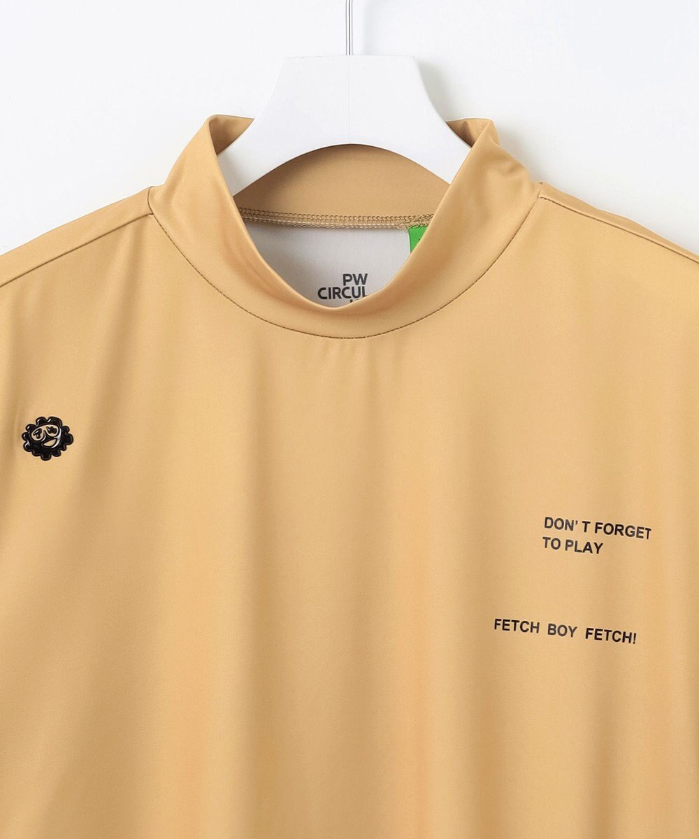 PW CIRCULUS 【吸水速乾 / UV遮蔽率96.3% UVカット / ストレッチ】【MEN】メッシュコンビモックネックT ゴルフ 