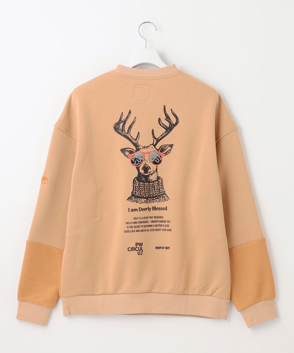 PW CIRCULUS 【MEN】裏毛アニマルプリントスエット 