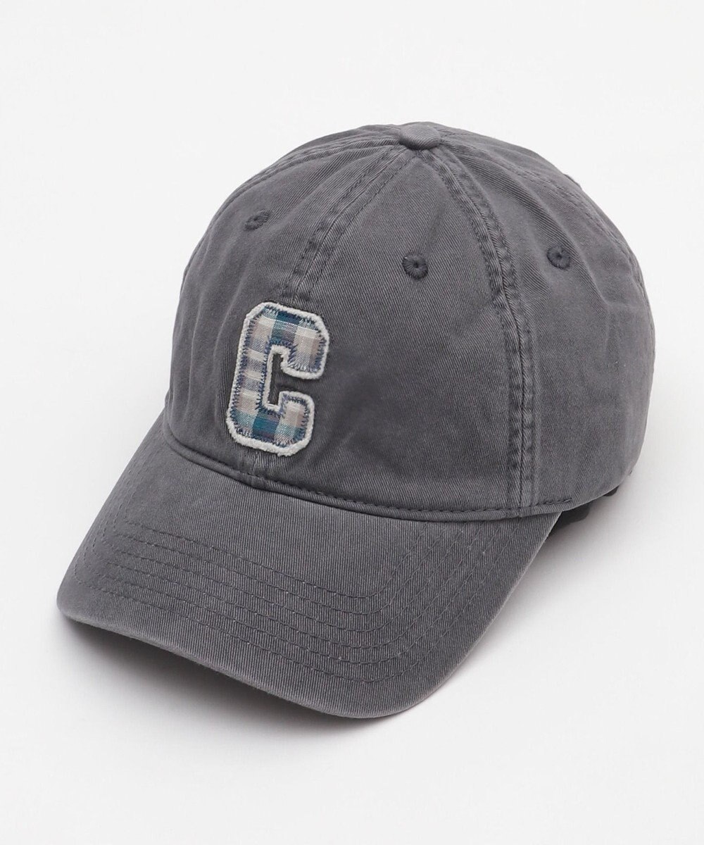 WEGO チェックロゴワンポイントキャップ 