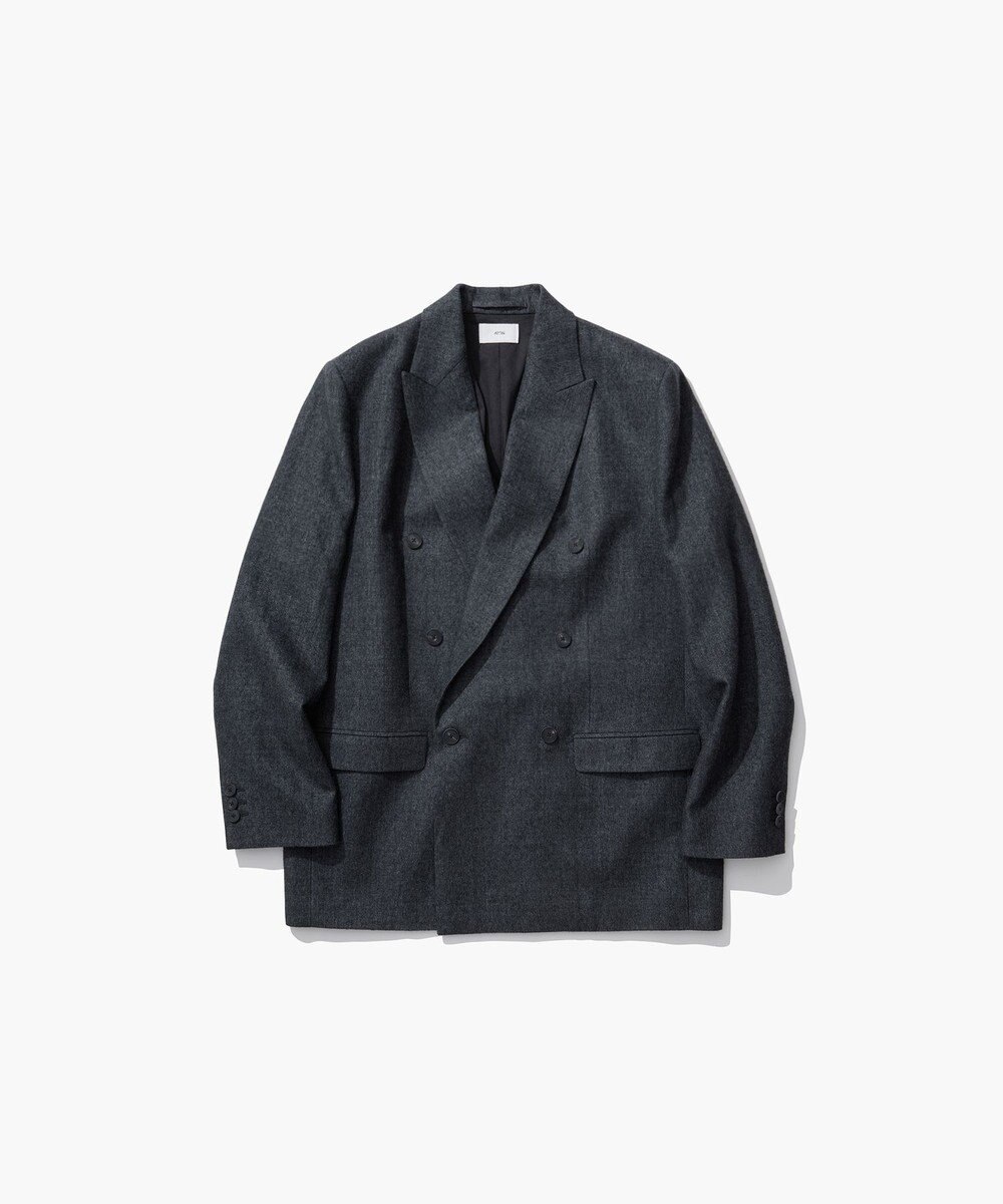 ATON LINEN WOOL TWILL | ダブルジャケット 