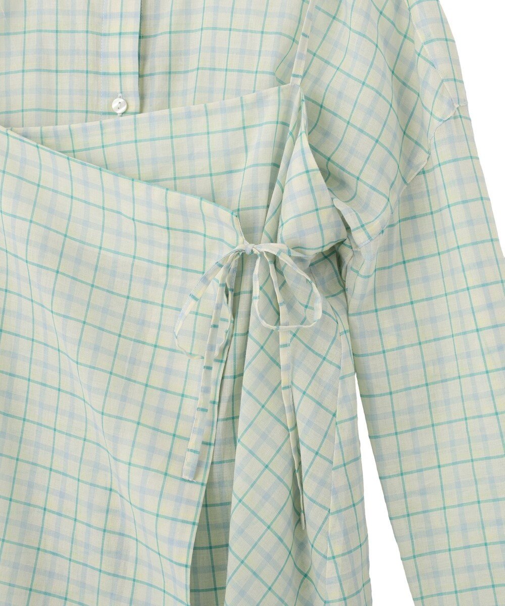 earth music&ecology 【予約】【綿100％】SET2点エプロンライクビスチェ＋シャツ 