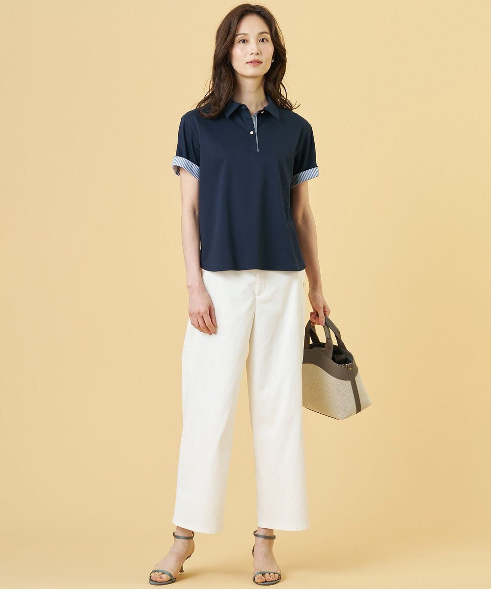 J.PRESS LADIES 【WEB限定カラーあり】タスランチノ セミワイド パンツ 