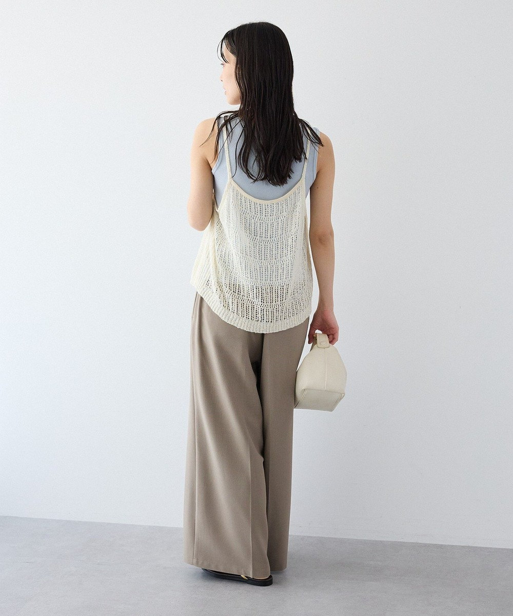 CRAFT STANDARD BOUTIQUE ノットヤーン透かしビスチェ 