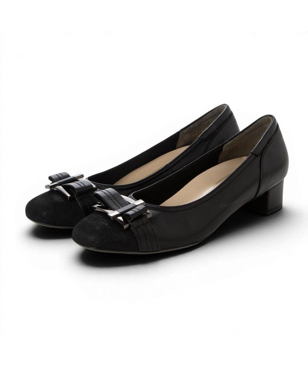 Riz raffinee <Riz raffinee>【3E】バックルリボンモチーフパンプス 