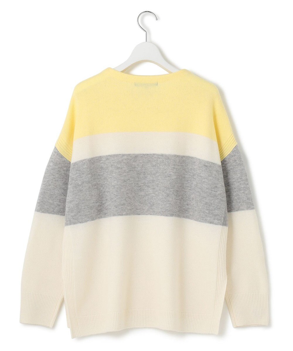 23区 S 【Oggi1月号掲載/洗える】ウールカシミヤ カラーブロック ニット 