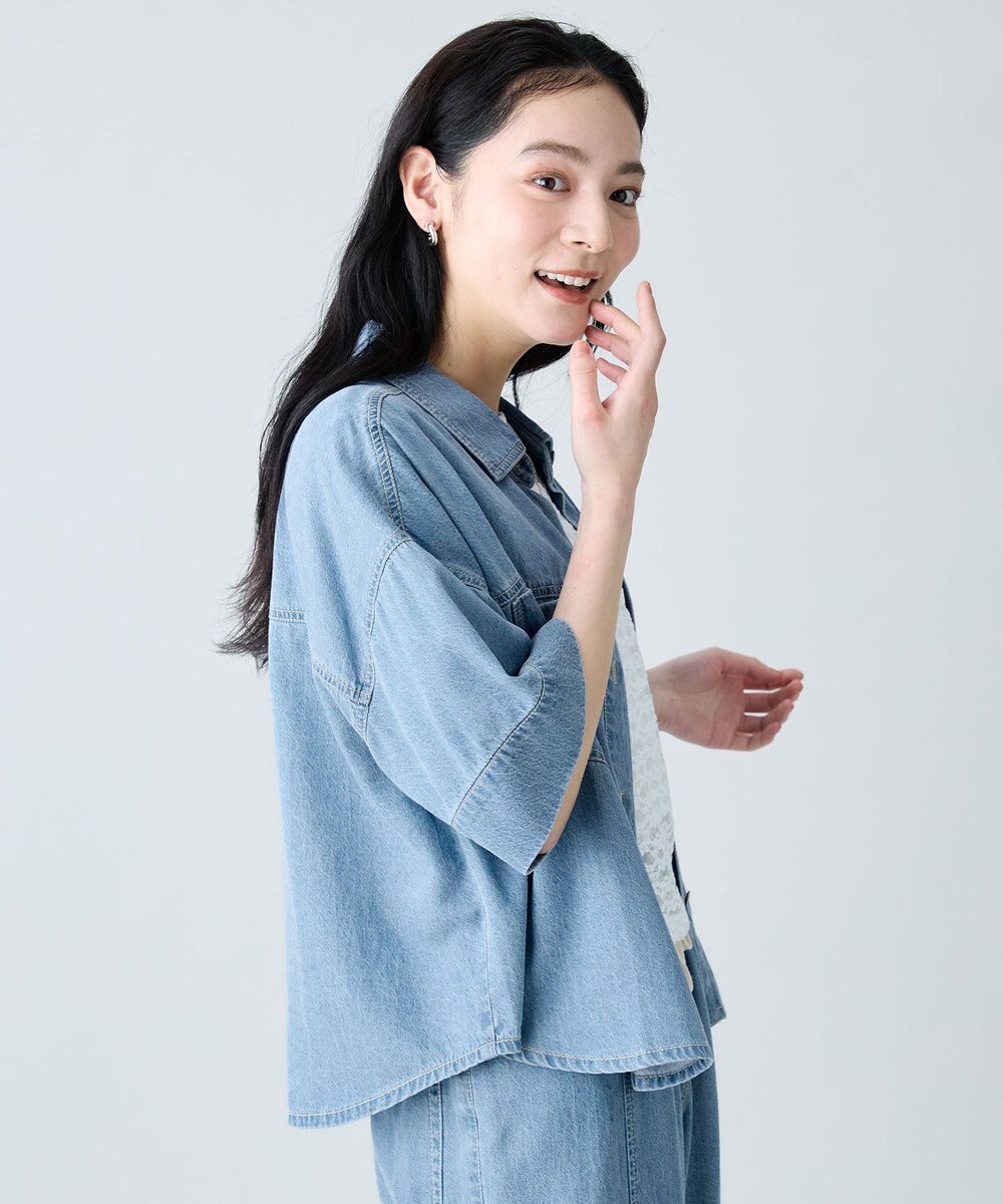 ANY L ライトオンスデニムシャツ 