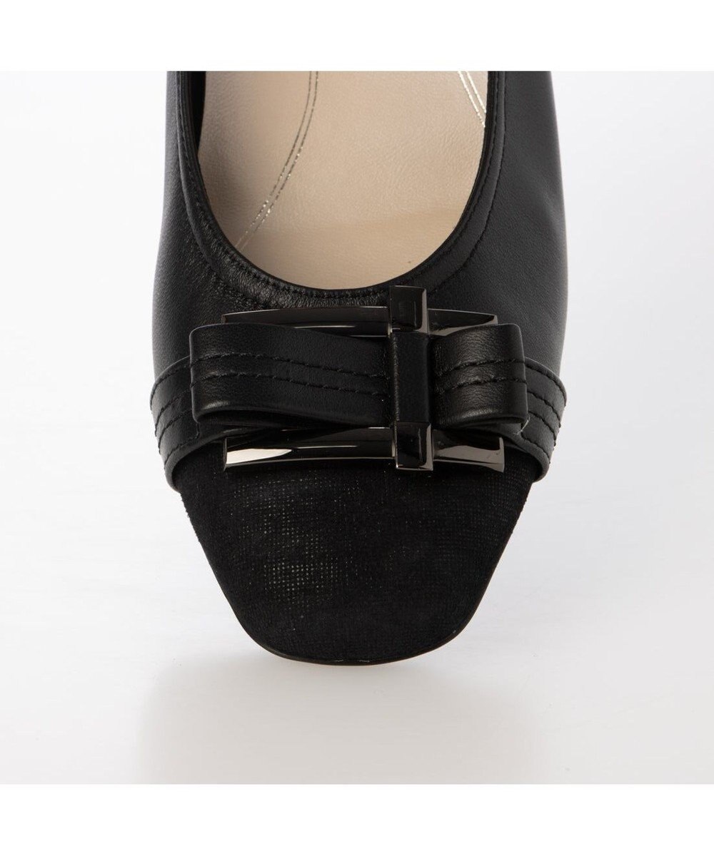 Riz raffinee <Riz raffinee>【3E】バックルリボンモチーフパンプス 