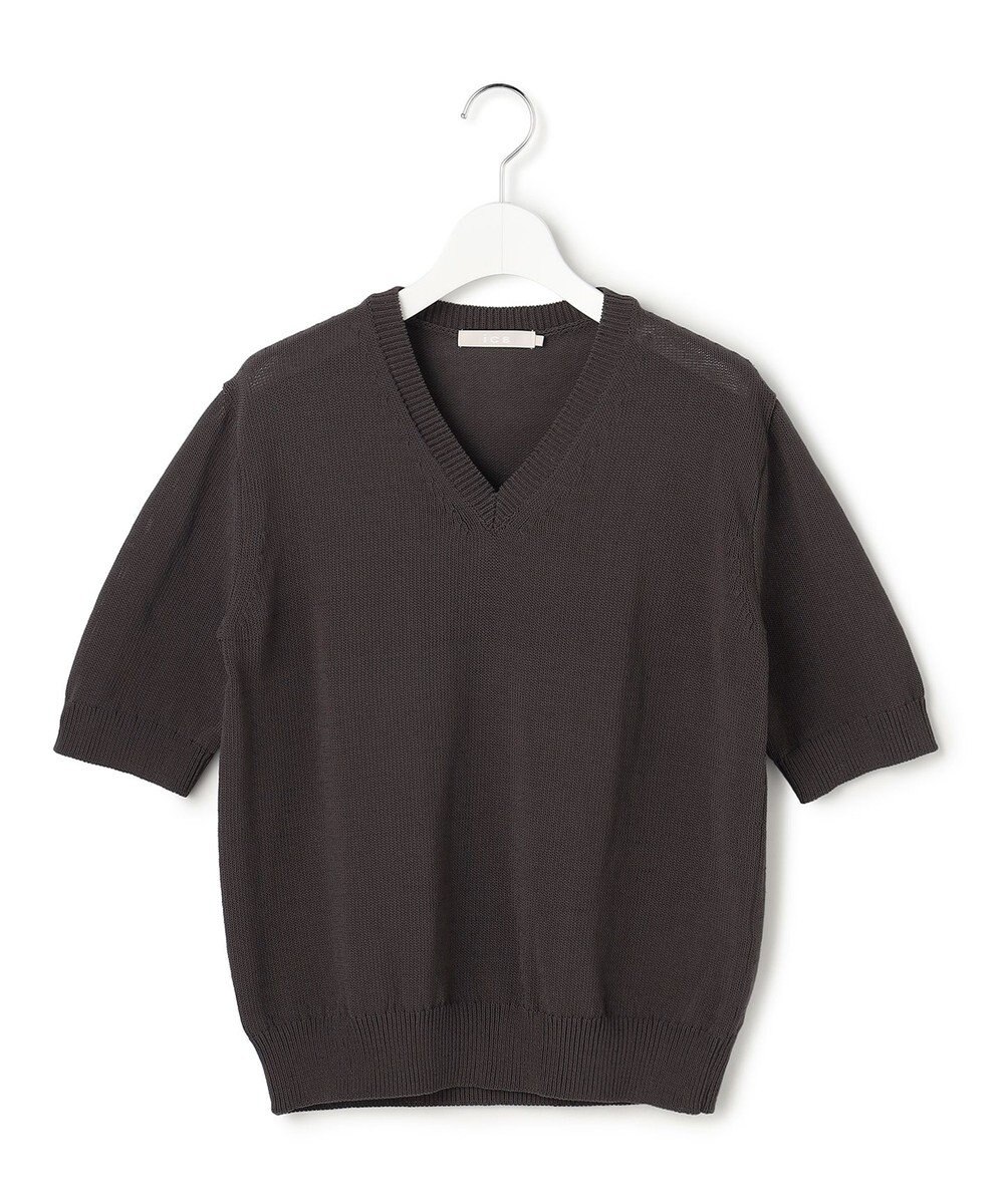 ICB ブライトコイル Vネックニット 