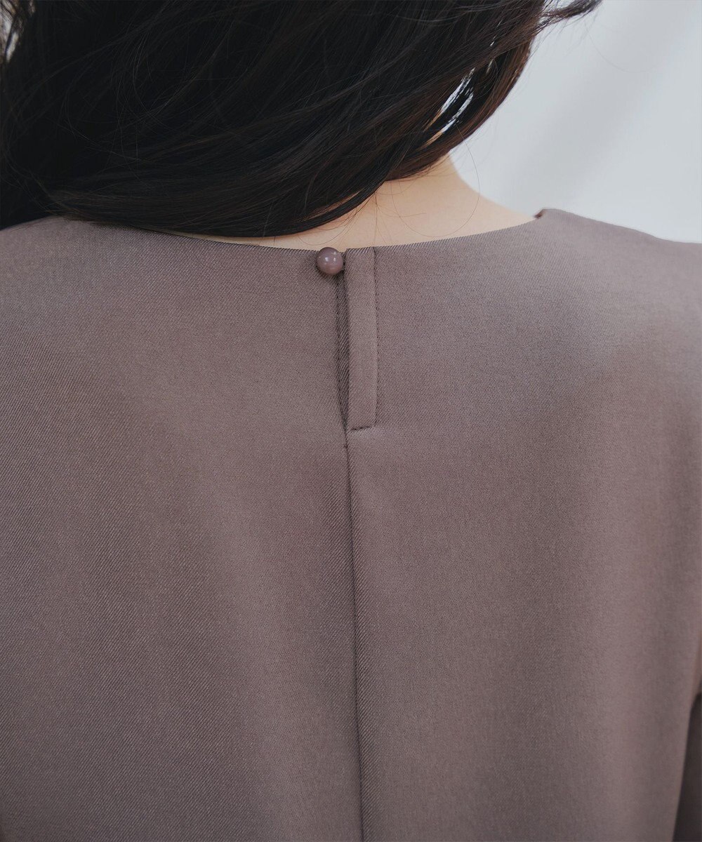 Tiaclasse 【洗える】ピンタックチュニックブラウス 