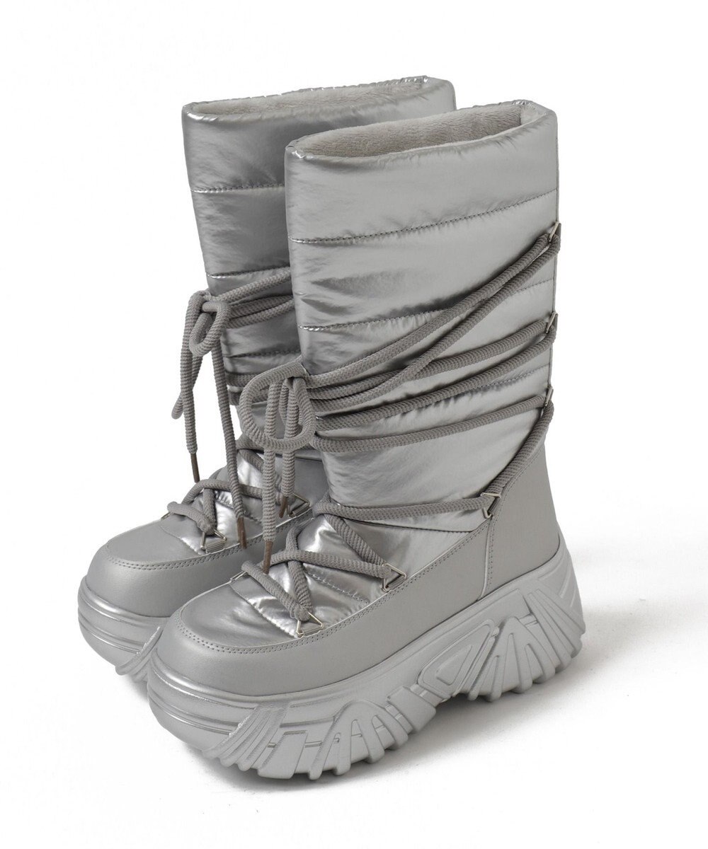 WEGO レースアップパテッドブーツ 