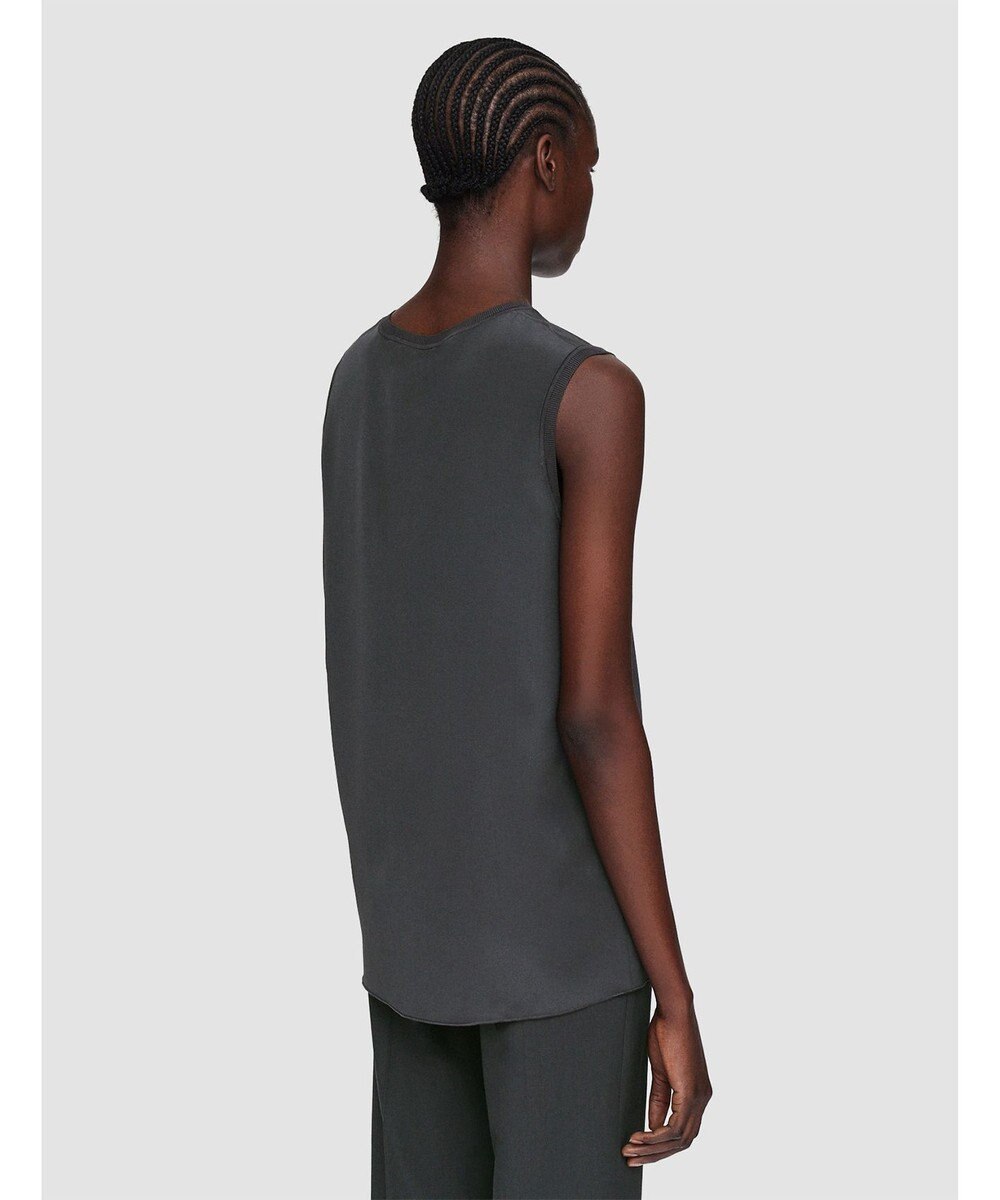 JOSEPH クレープ  ド  ソワ　スリーブレス 