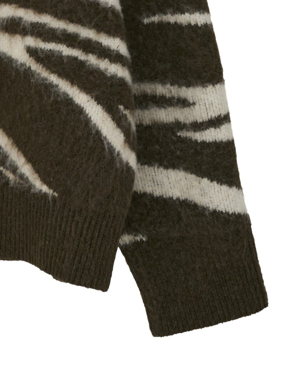 CRAFT STANDARD BOUTIQUE アニマルジャカードニットカーディガン 