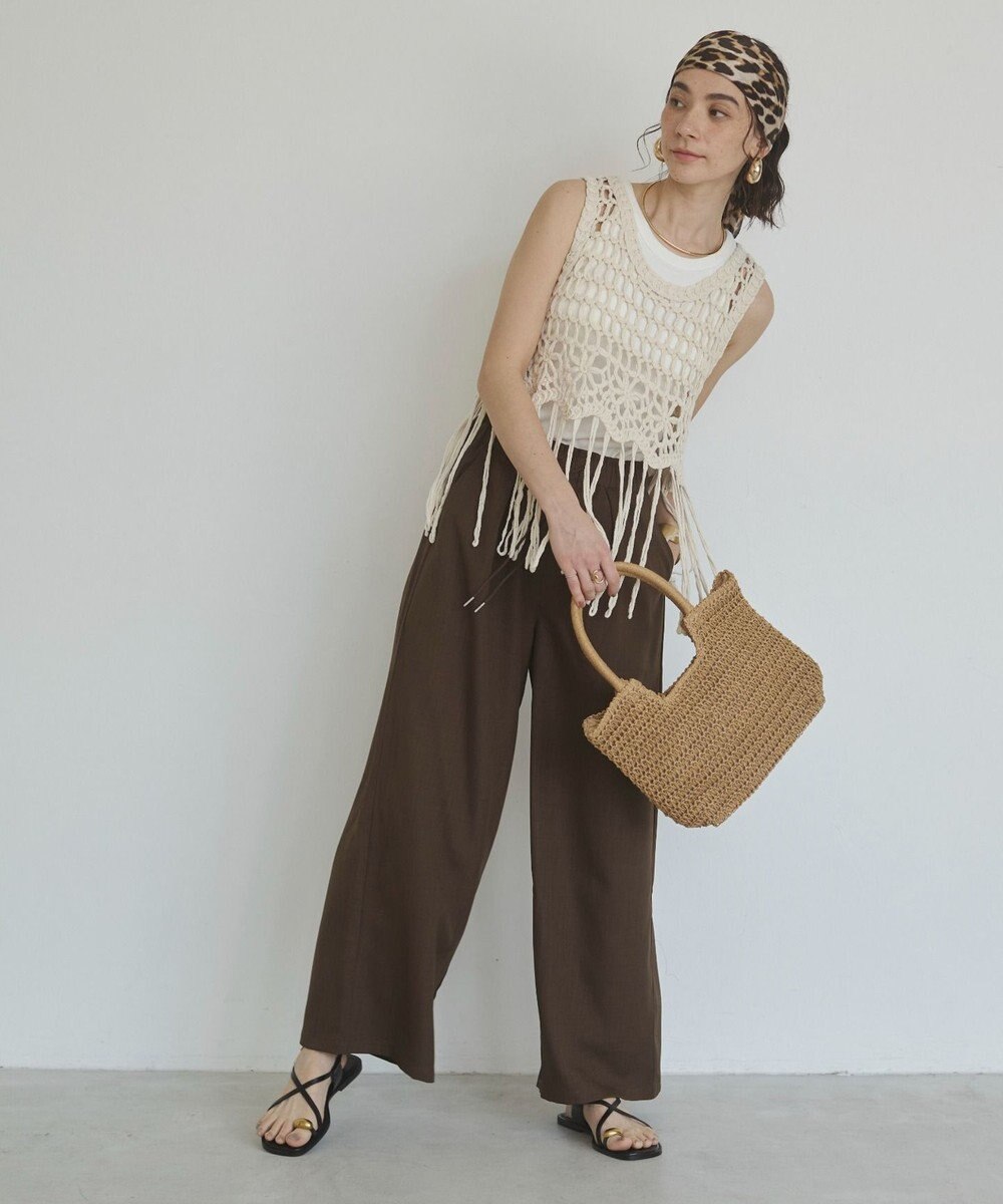 WEGO 【ANGIE VINTAGE】クロシェフリンジベスト 