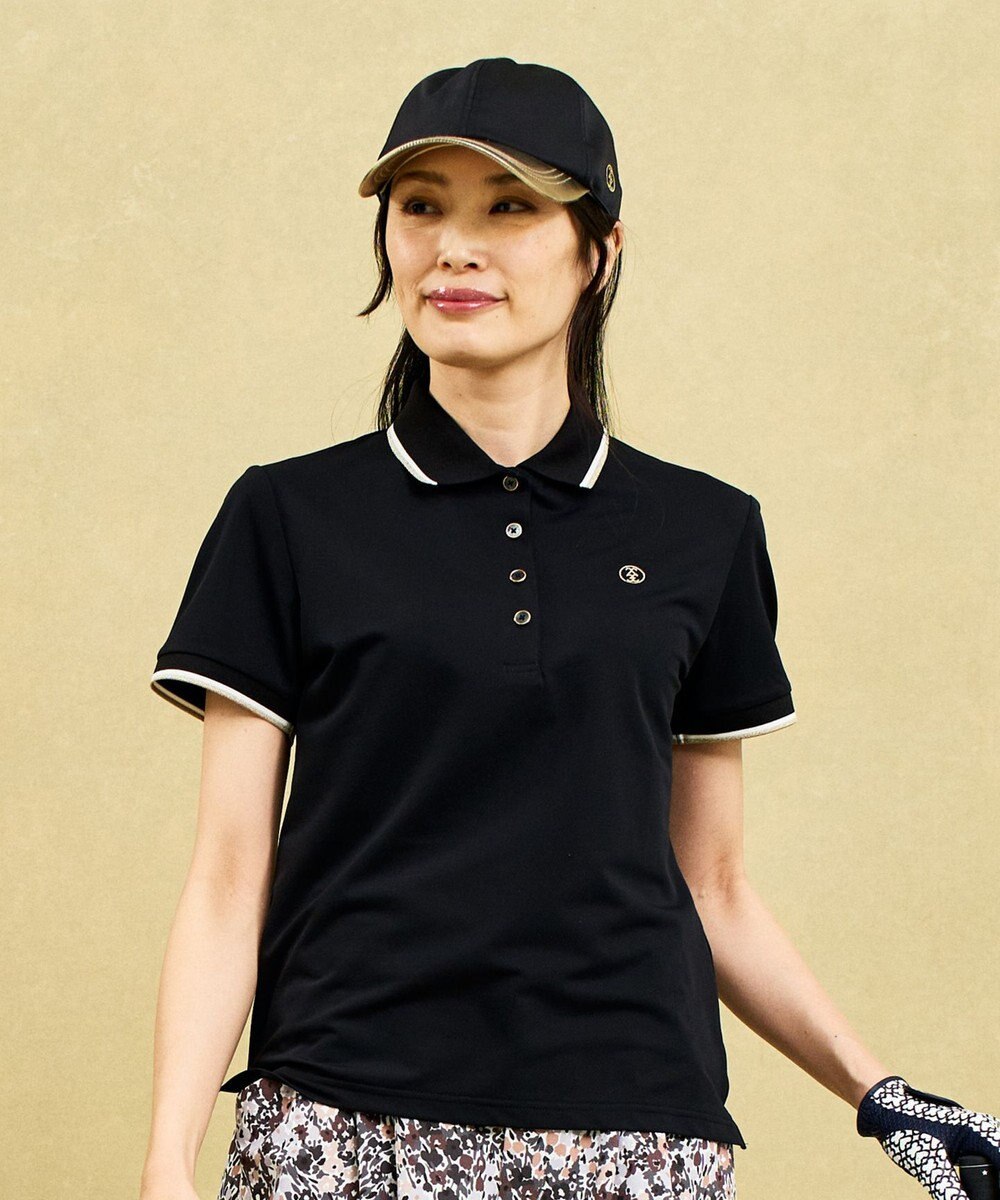 23区GOLF 【WOMEN】シンプルカノコポロシャツ 