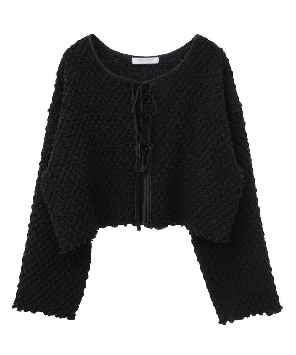 Green Parks ポコポコショート丈カーディガン 