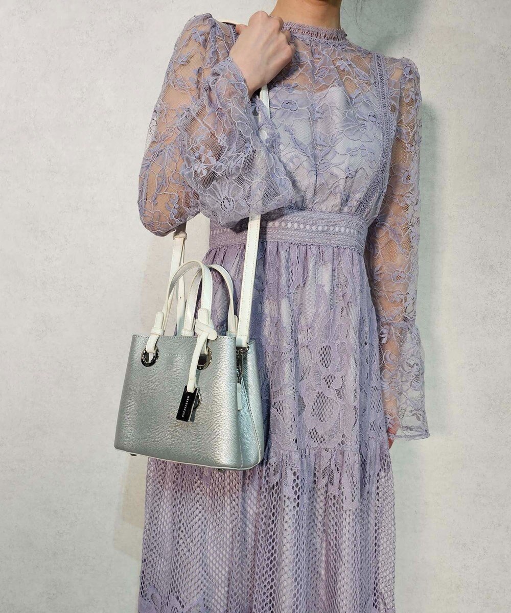 style code 【MERCURYDUO/マーキュリーデュオ】メタルアイレット　ミニショルダーバッグ、ハンドバッグ 