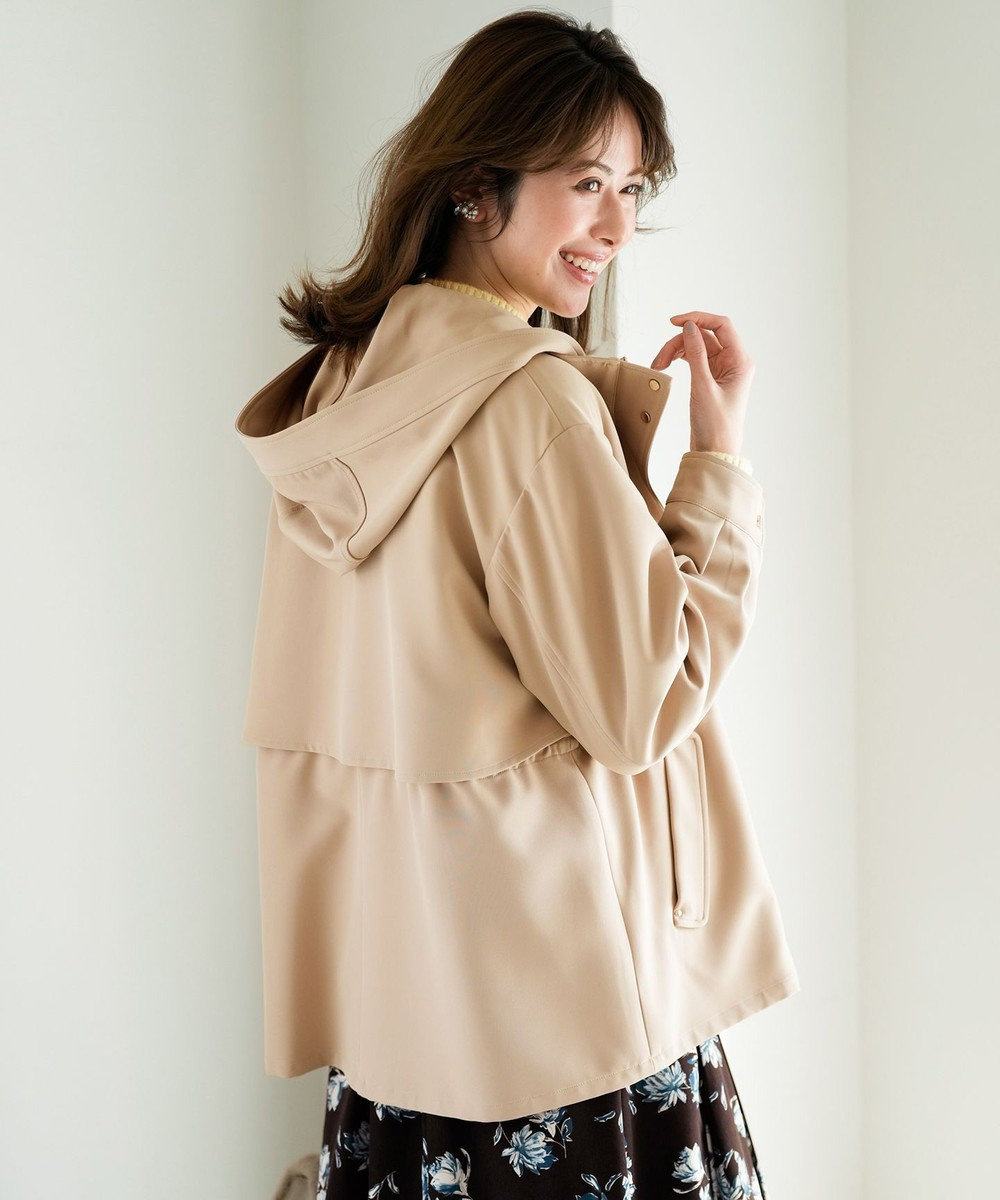 ANY SIS S 【2WAY】エレカジストレッチ フーデットハーフ アウター 