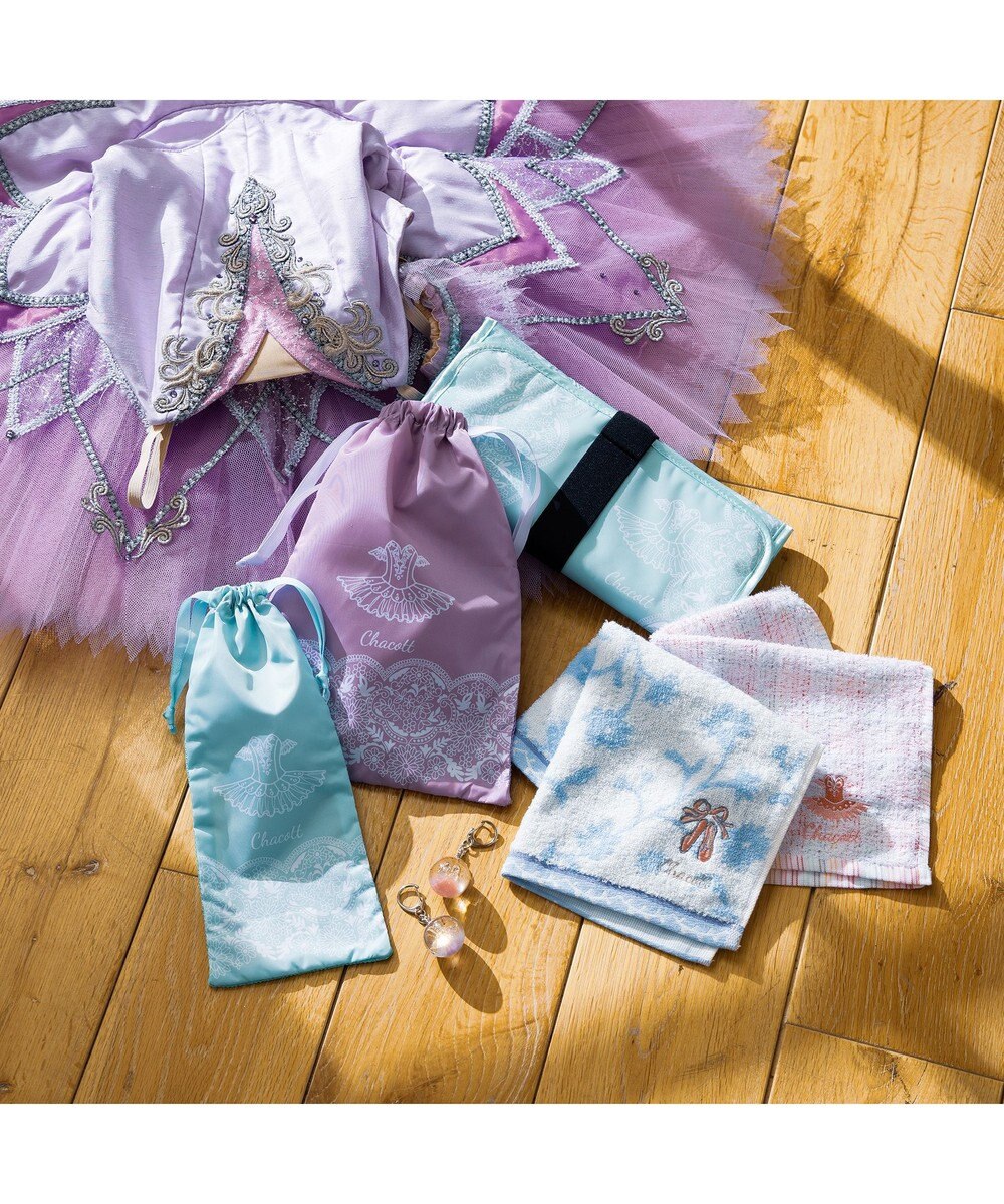 Chacott チェック柄ハンドタオル 