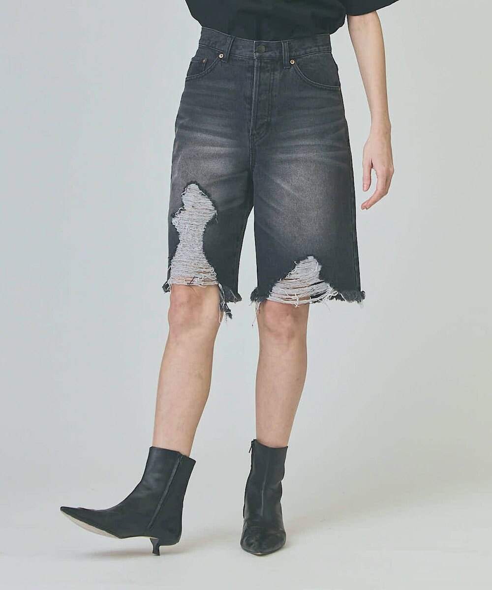 GRACE CONTINENTAL クラッシュハーフパンツ 