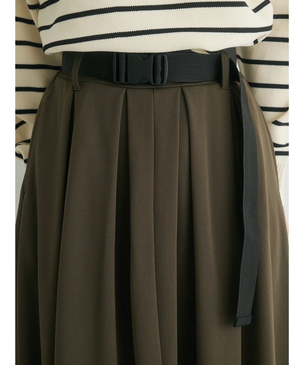 Green Parks ・ｎｏｖｅｍ９　ガチャベルト付フレアスカート 
