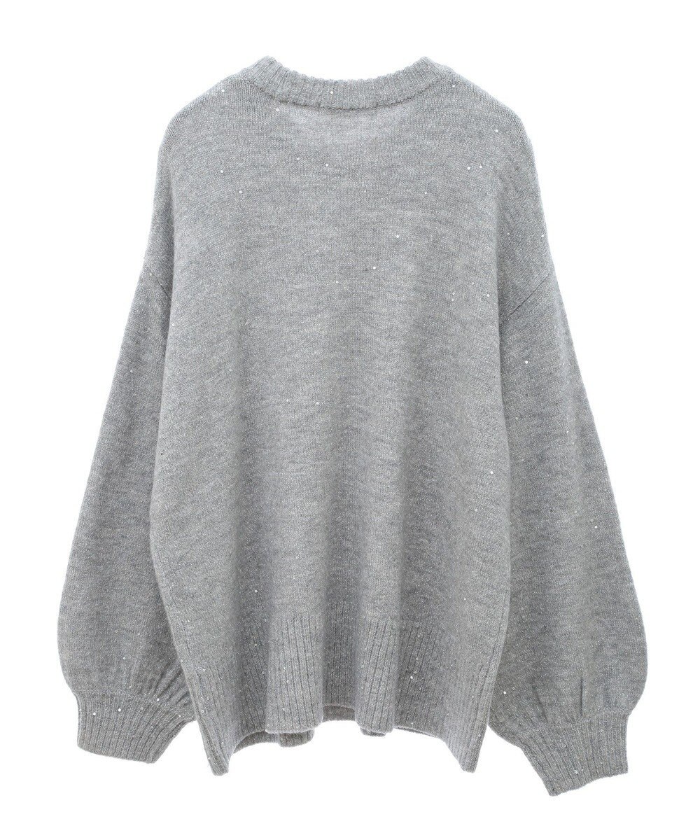 Green Parks スパンコールニットプルオーバー 