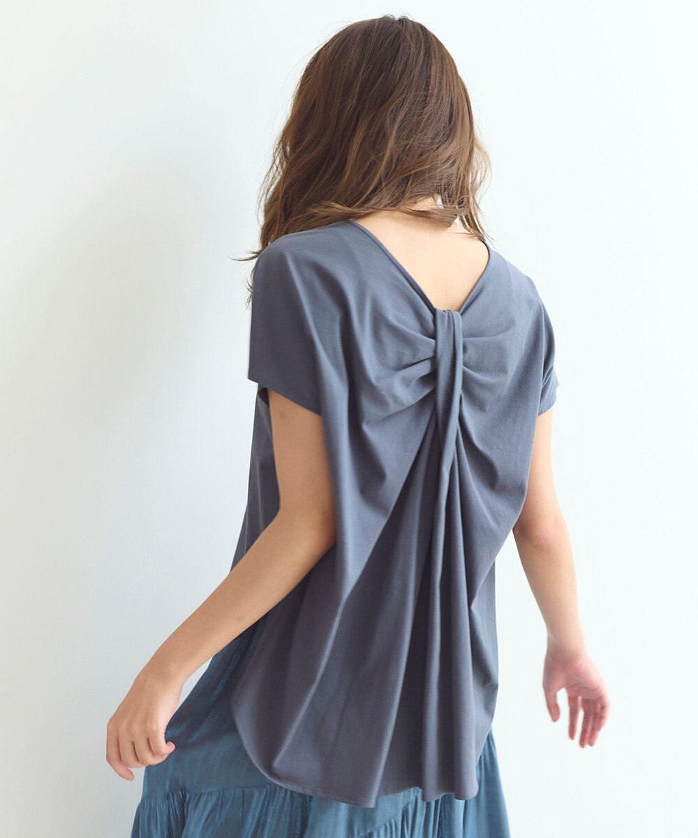 Feroux 【ONWARD CROSSET MAG掲載・セットアイテム】バックギャザーシャイニーセット ワンピース 