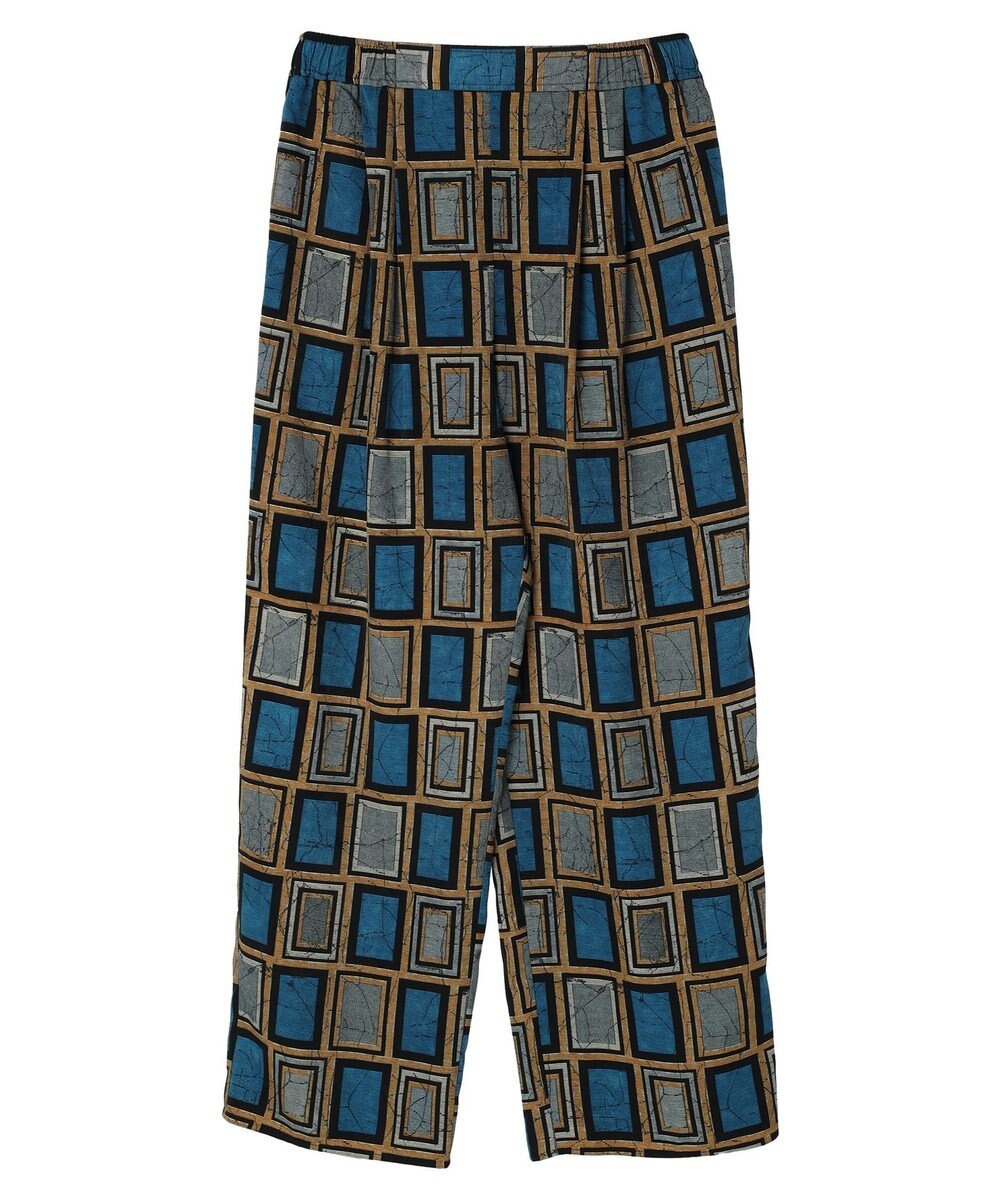 Green Parks アフリカン柄イージーパンツ 