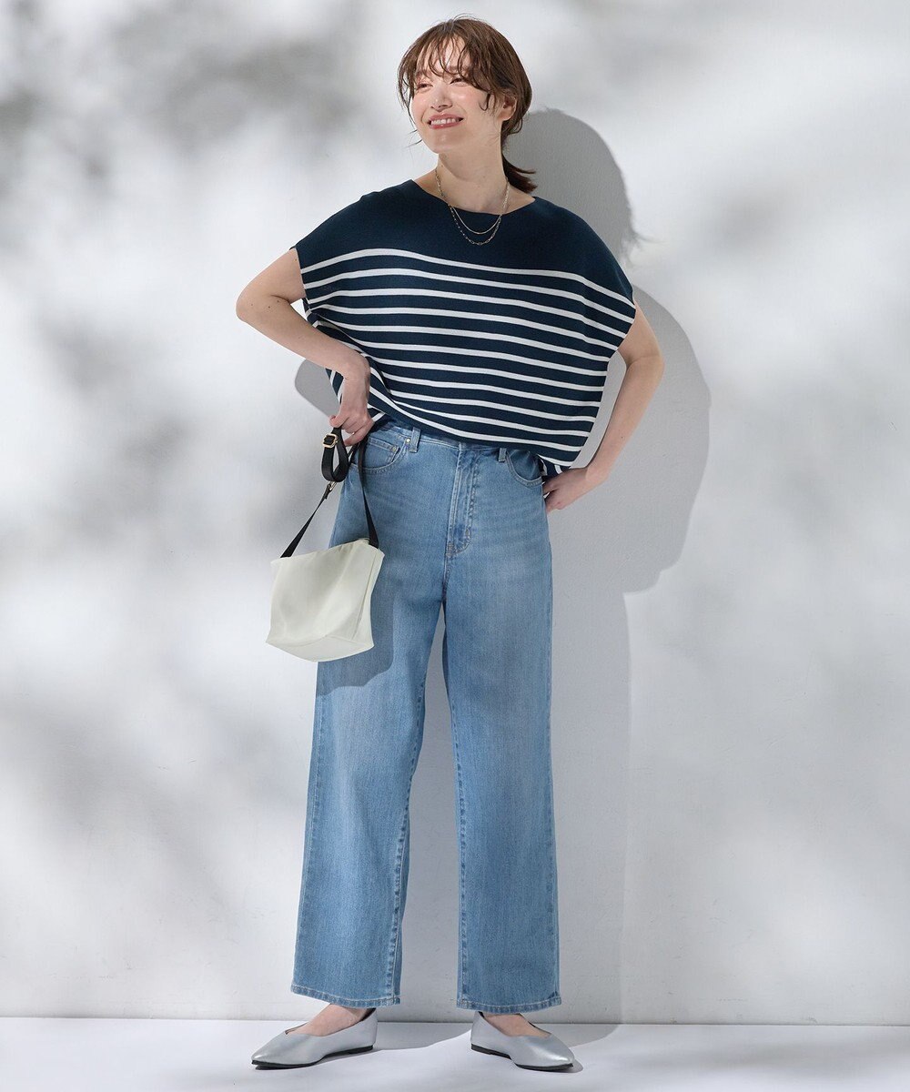 ANY 【新色追加/14色展開】アクリルガーターフレンチスリーブニット 