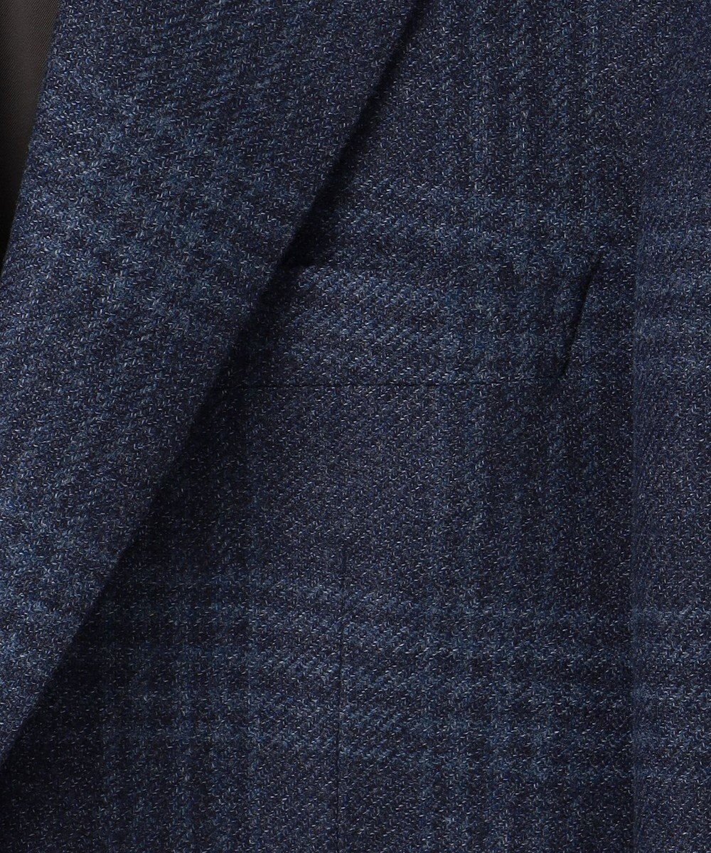 GOTAIRIKU 【Ermenegild Zegna/ゼニア】トロフェオ カシミヤ ジャケット_ネイビーチェック 