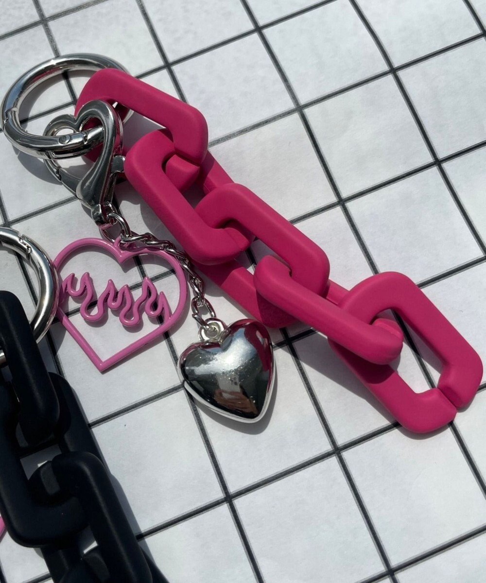 WEGO ハートチェーンキーホルダー 