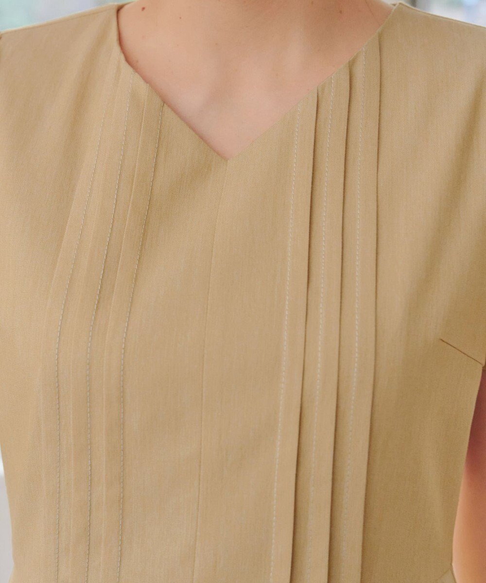 Tiaclasse L ピンタックステッチワンピース 