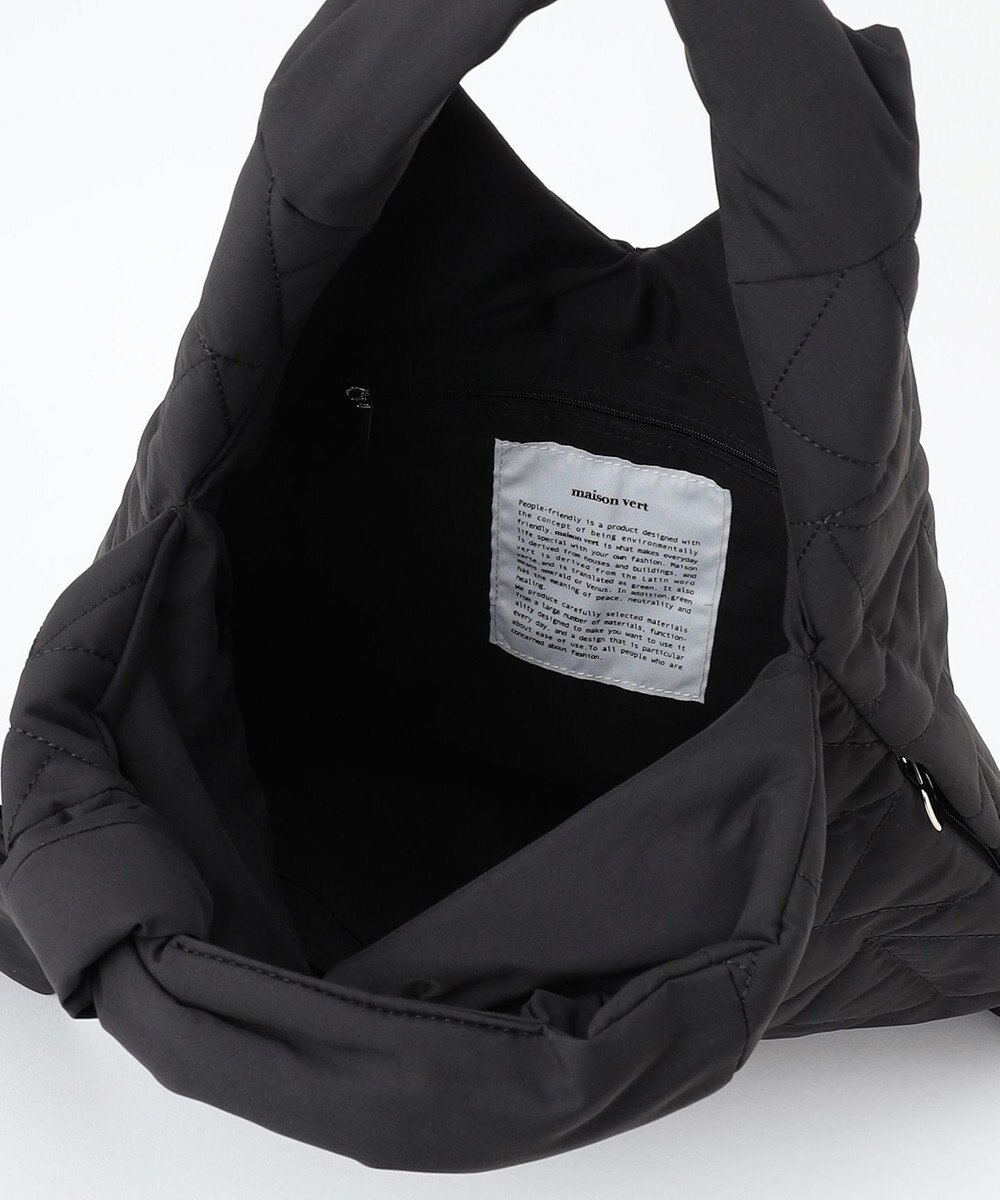 LA BAGAGERIE 【maison vert】 【超軽量！】キルティングトライアングルトートバッグ 