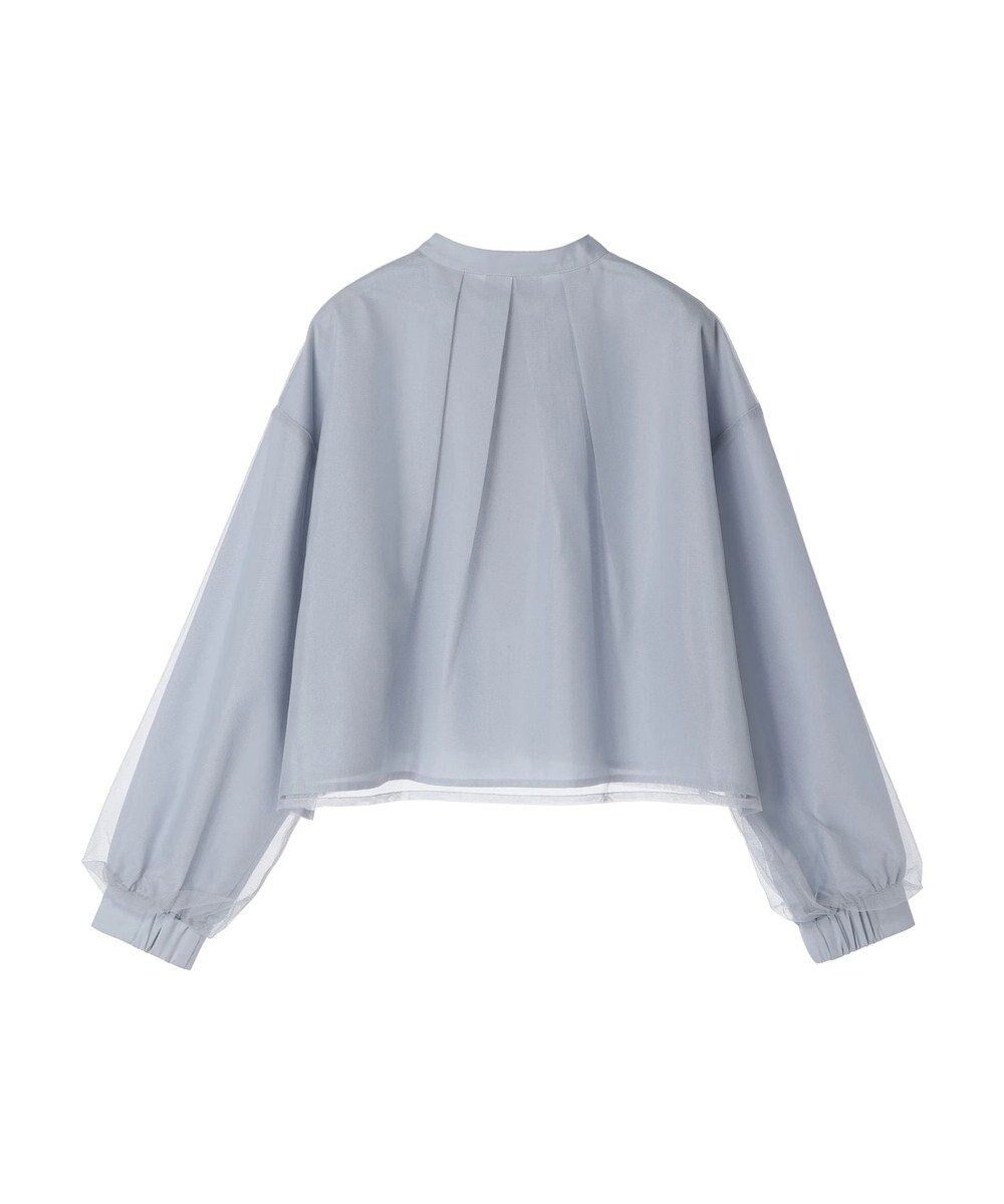 earth music&ecology チュールレイヤードシャツ 