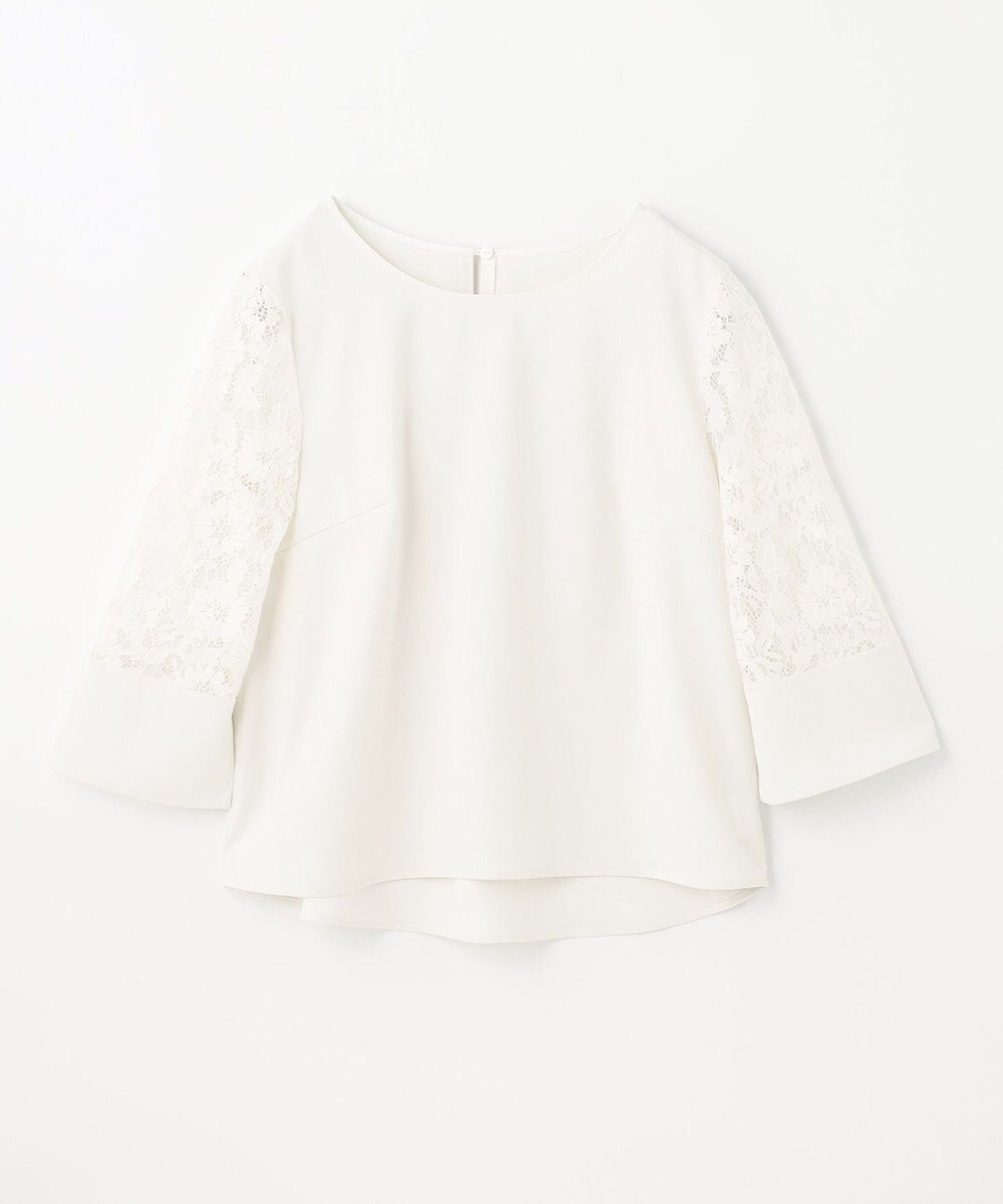 ANY 【洗える】七分袖ブラウス×パンツ セットアップ 