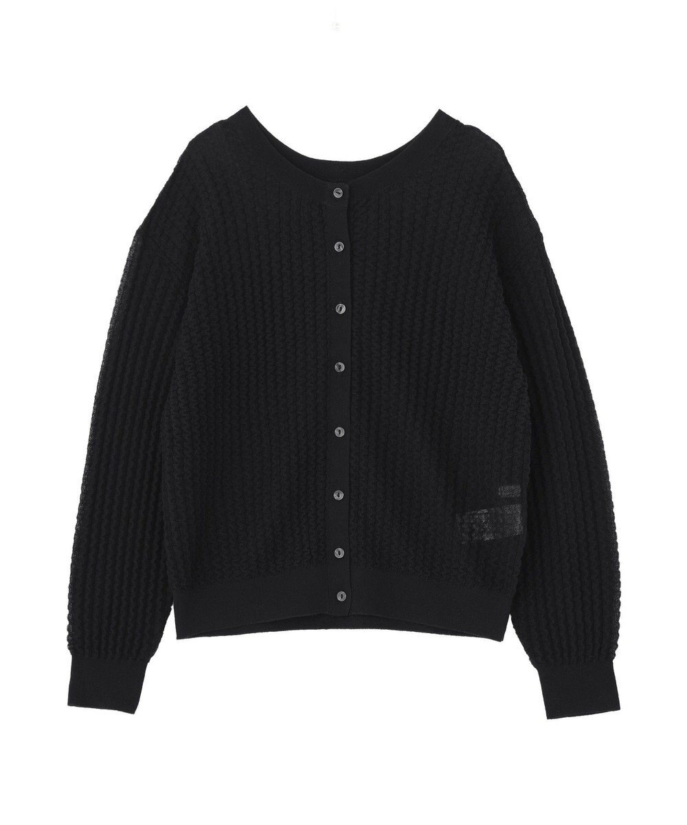 AMERICAN HOLIC 【前後2WAY】透かし編みニットカーディガン 