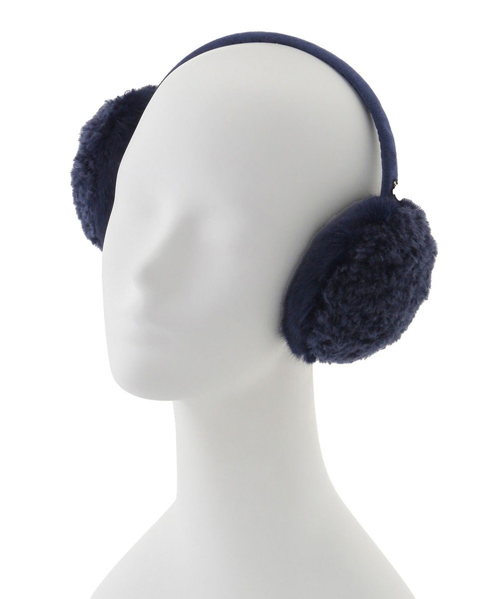 MOONBAT FURLA(フルラ)ファーMix コンパクト イヤマフ 無地 