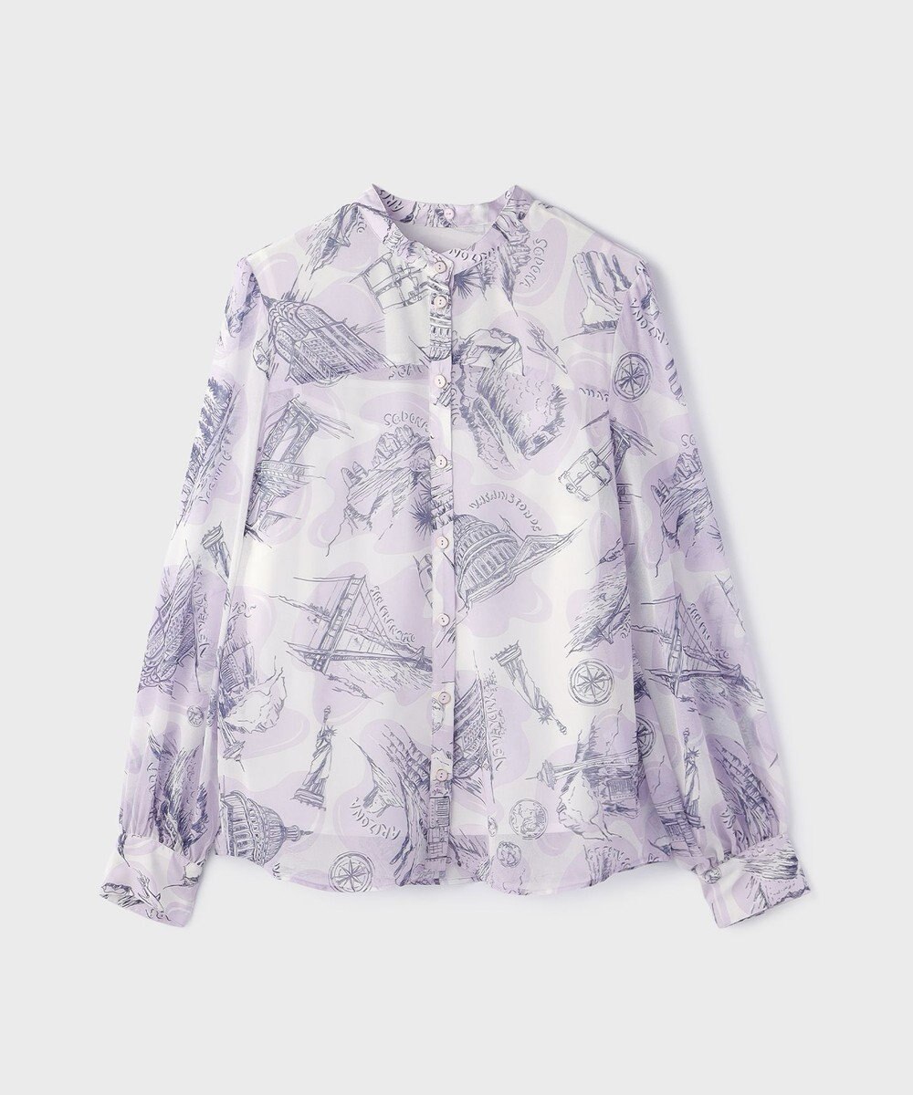 GRACE CONTINENTAL スカ－フタイブラウス 