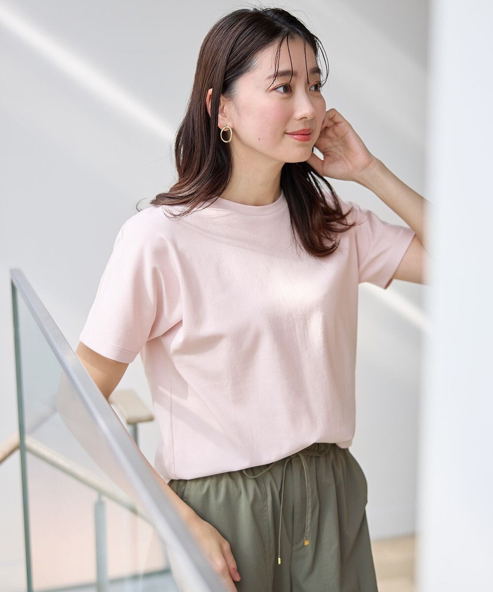 ANY 【新色追加/10色展開/洗濯機可/UVケア/接触冷感】プレミアムベーシック半袖Tシャツ 