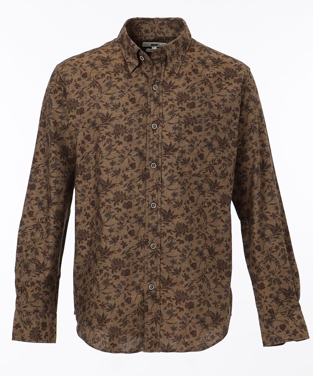 JOSEPH ABBOUD 【キングサイズ】JC花柄プリント　シャツ 
