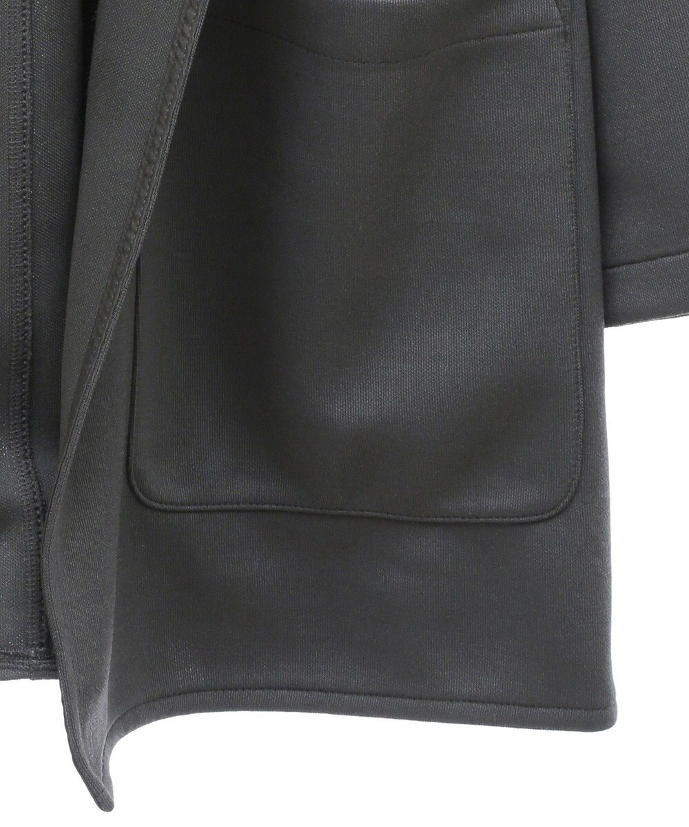 Green Parks ポンチフード付きカットカーディガン 