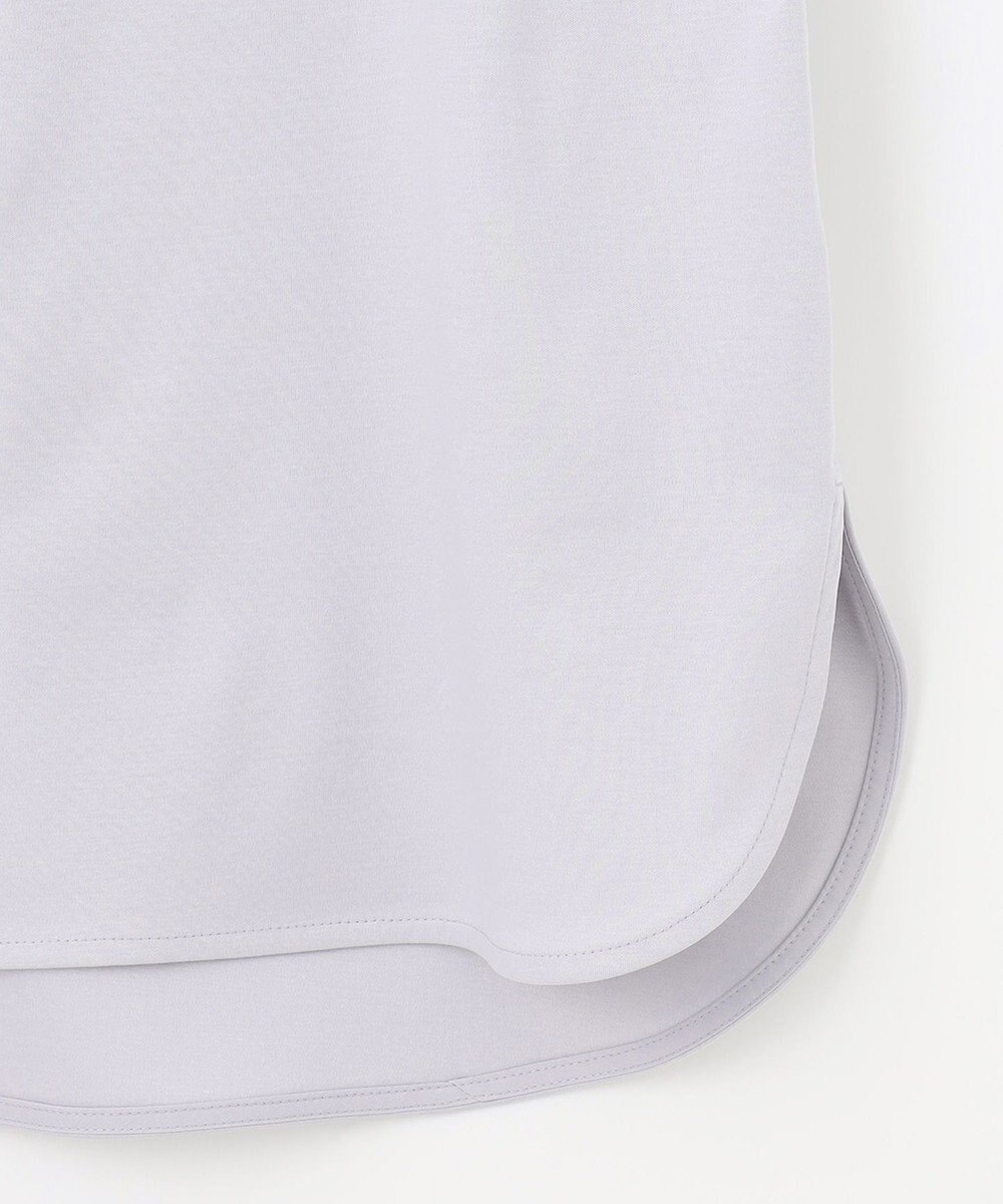 J.PRESS LADIES L シャツジャージー バンドカラー カットソー 