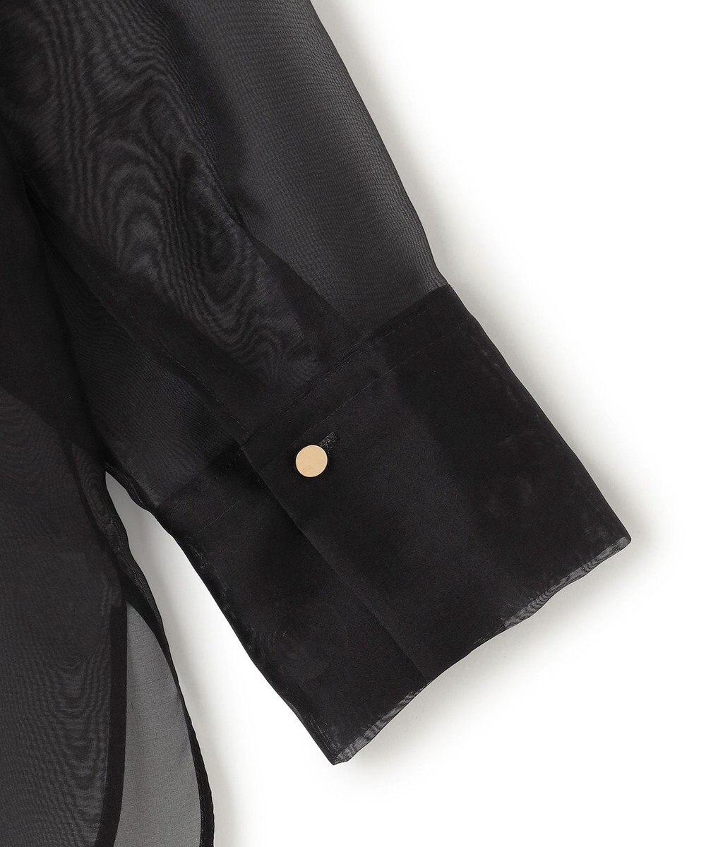 BEIGE， ERICA / シルクシースルークルーネックブラウス 